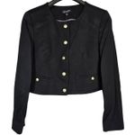 J.Crew Cropped lady jacket in stretch twill Black 14 NWT Photo 0