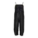 Anthropologie HUTCH x  Satin Bow-Tie Jumpsuit, Black, Small Photo 10