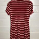 Wild Fable red black white striped ruffle too sundress Photo 7