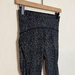 Lululemon - Train Times Crop (17") Soundwave White Black Athletic Leggings Photo 4