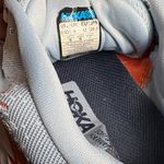 Hoka women's Clifton 8 Sneakers - Light Blue and Orange size 9.5D Photo 6