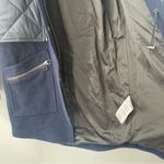 Joie  Coat Small Hetal Coat Winter Faux Fur Wool Blend Removable Vest Navy NWT Photo 10