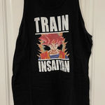 Dragon Ball Z ‘Train Insaiyan' Graphic Tank Top Black Size XL Photo 0