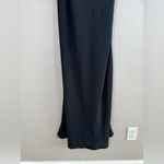 Abercrombie & Fitch  Black Satin Cowl Neck Maxi Slip Dress size Medium $130 Photo 9