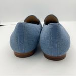 Talbots Ryan denim embroidery butterfly flats women’s Size 6M Photo 5