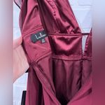 Lulus NWT I’m All Yours Burgundy Ruffle Maxi Dress Photo 10