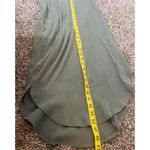 Aerie  Green Ribbed Maxi Dress Womens Sz M Racer Back Casual Minimalist Photo 8