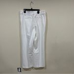Talbots NWT  GREENWICH WIDE LEG PANTS size 8 Petite high waist full length cream Photo 9