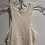 AGOLDE Ribbed Tank XS Cream Off White Photo 3