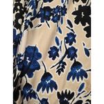Westport  Navy Blue Beige Ivory Black Crochet Trim Long Flowy Dress Plus Size 18W Photo 1