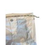 American Eagle  Distressed White Skinny Jeans | Next Level Stretch Size 8 Regular Photo 8