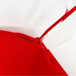 ZARA NWT  Limited Edition Asymmetrical Sweetheart Top XS Red‎ Photo 5