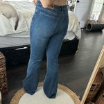 White Fox Boutique White Fox Women’s Blue Medium Denim Flare Jeans Photo 1