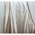 VTG Private Moments Satin Slip Dress Fairy Coquette Spaghetti Bow Tie V Neck XS Photo 2