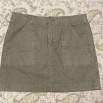 Madewell Olive Green Mini Skirt Photo 0