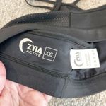 Zyia  Black Grid Sports Bra Racerback Activewear Sz XXL Athletic athleisure Wear Photo 5