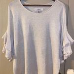 Workshop Republic Clothing Ruffled Sleeve Top - size large Photo 0