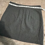 Madewell  Wool Blend Skirt Size 4 Gray Office Work Workwear Mini Zipper Short Photo 5