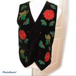 Westbound Women’s Christmas Vintage Velvet Vest by Size MP Photo 3