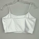 Garage White Crop Top Bungee Cami Size Medium Photo 1