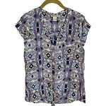 Lucky Brand Tribal Aztec Printed T Shirt Small Photo 0