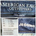 American Eagle Women's Jeans AEO Super Stretch Mid Rise Jegging Size 0 Long Photo 4