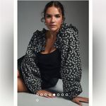 Anthropologie Woven Ruffle Sleeve Sweater Size Medium Photo 1