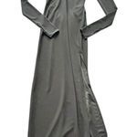 ZARA  Black Long Sleeve Dress Size Small NWT Keyhole Maxi Photo 0