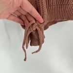 Moon & Madison Rose Knit Open Back Sleeveless Sweater Blouse Women's Size Large Photo 2