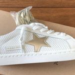 Vintage Havana  Carla Sneakers Gold Snake Size 8 Star Shoes White Sneakers NEW Photo 2