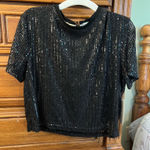POL  Black Sequin Top Photo 0