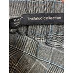 ZARA  Women's Gray Plaid Checkered High Elastic Waist Tapered Trouser Pants Sz S Photo 2