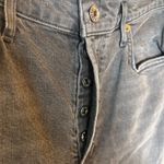 AGOLDE  Riley Crop Size 28 High Rise Button‎ Fly Black Wash Denim Photo 3