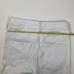 Hollister  Ultra Highrise White Denim Distressed Legging Size 1 Long Raw Hem Photo 6