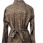 Lands' End Animal Print Long Sleeve Dress Black Photo 5