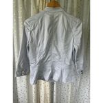 White House | Black Market  Women's Stretch Denim Peplum Cargo Utility Jacket 8 Photo 3