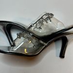 Rialto Clear Rhinestone Heels Size 8.5M Photo 5