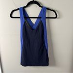 Lululemon Long Breath 2-in-1 Tank Midnight Navy Moroccan Blue Photo 3