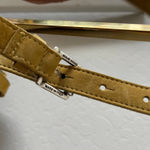 Cala Jade Leather Snakeskin Flap Hexagon Small Crossbody Bag‎ Purse Yellow Photo 10