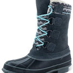 Khombu  Women's Winter Boots with Blue Laces Photo 0