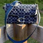 Coach Signature Denim Soft Tabby Crossbody Shoulder Bag w/ Dustbag – NWT Photo 0