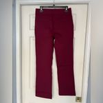 Betabrand  Burgundy Pull On Elastic Waist Dress Pants Photo 2