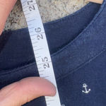 Tommy Hilfiger Top Blue Anchor Print 3/4 Sleeve Women's Large -XL Photo 3