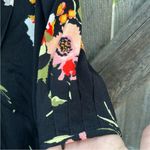 Free People EUC Neon Garden Dress Black Floral Size 4 Photo 8