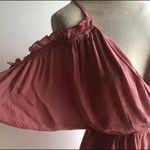 Topshop Dusty Pink Ruffle Romper Photo 6