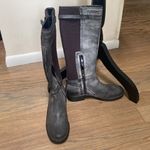 Aetrex  Chelsea Charcoal Distressed Riding Boots Size 6 Photo 1