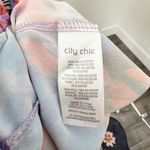 City Chic [] Blue Purple Abstract Floral Print Stained Glass Maxi Dress Sz 20 / L Photo 12