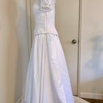 Wedding Dress Bridals White Wedding Dress with Long Train Photo 3