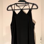 The Limited ‎ Tank w/ Double Straps Appliqués V- Neck Black Women’s Large Photo 3