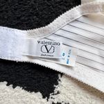 Valentino Garavani NWT Vintage 90s Valentino Intimo White Nylon Lace Bra 34D Photo 3